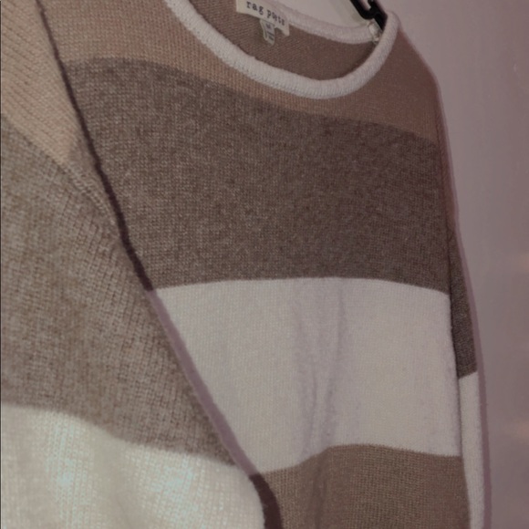 Brown Color Block Sweater - Picture 2 of 3